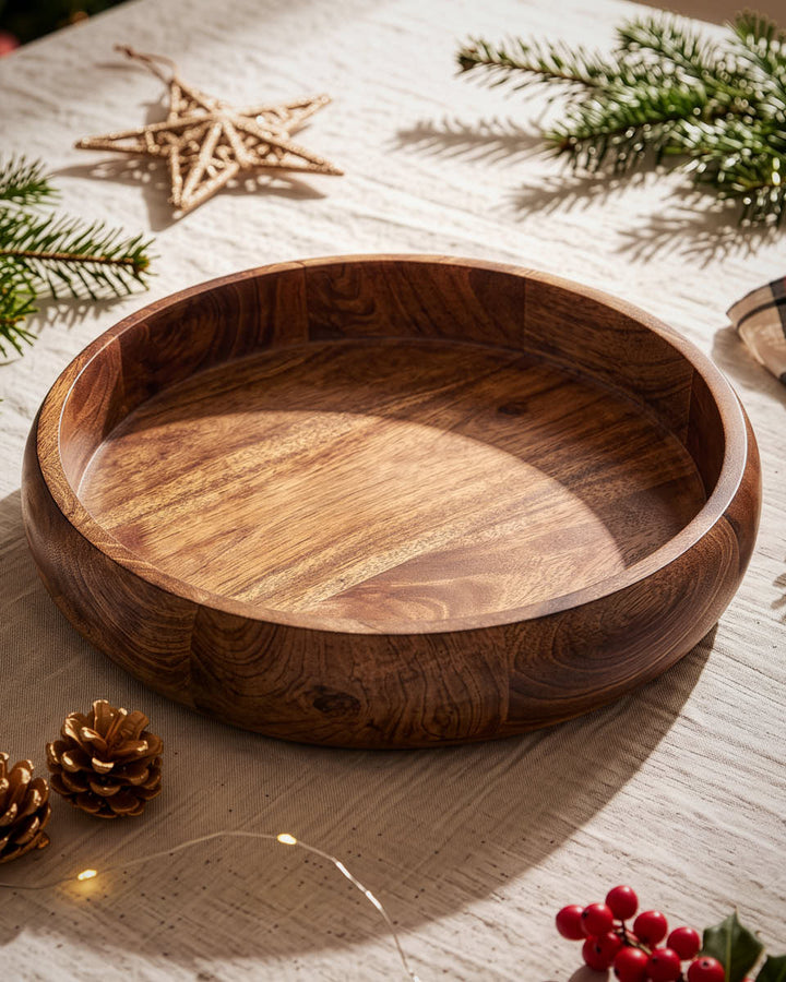 Rustic Wooden Bowl