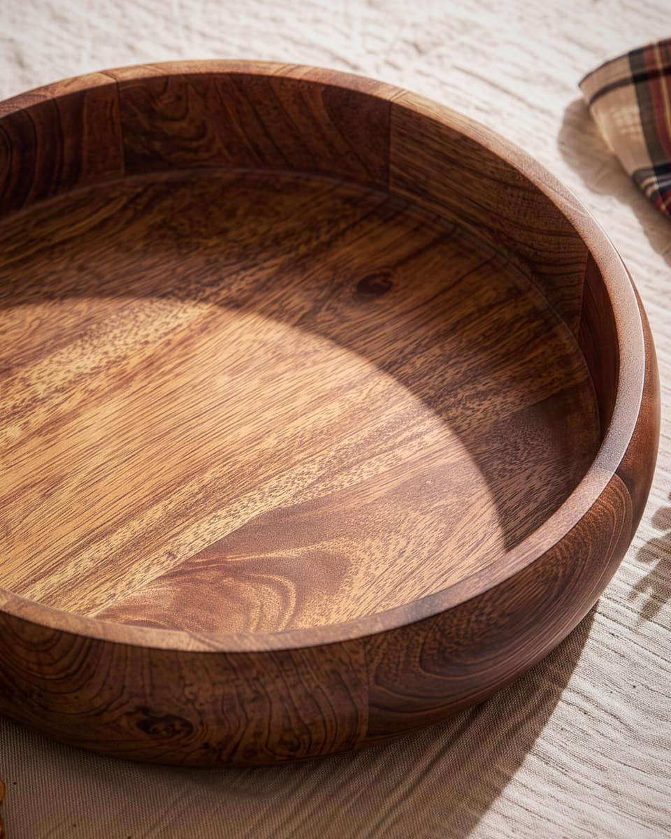 Rustic Wooden Bowl