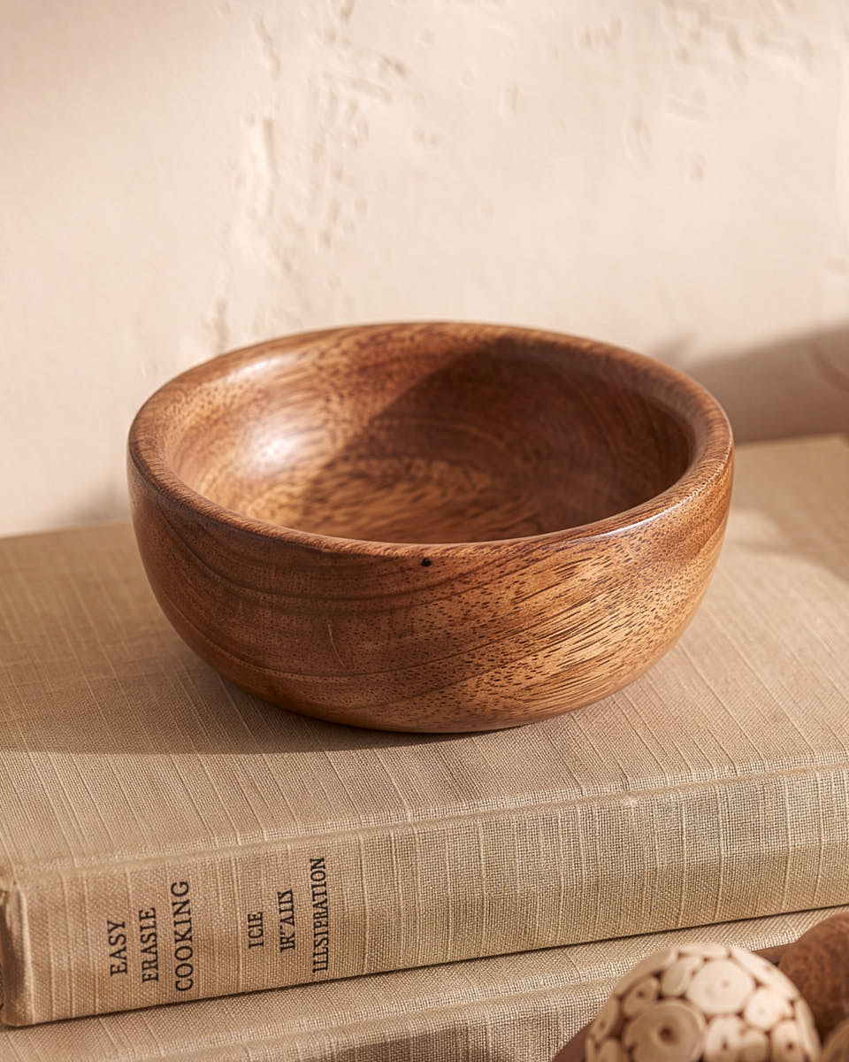 3pc Mango Wood Bowl Set