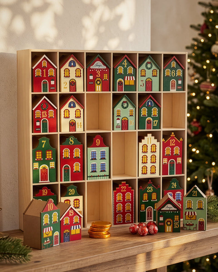 Festive Village Reusable Advent Calendar