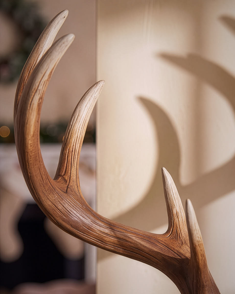 Stag Bust Resin Ornament
