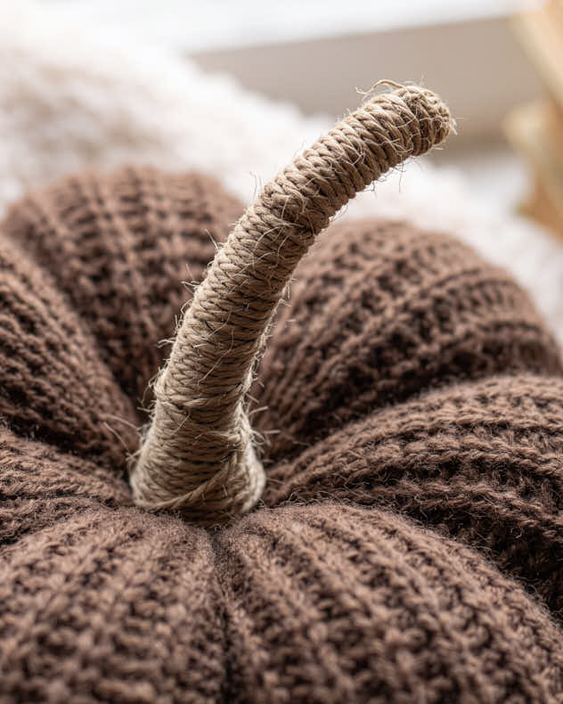 Knitted Pumpkin Decoration