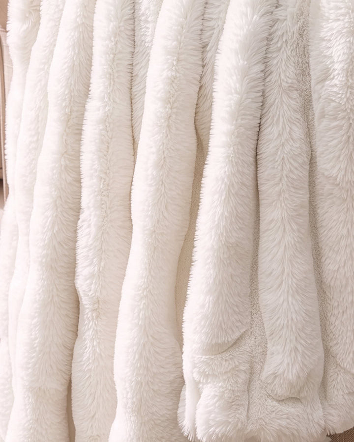 White Rabbit Luxe Faux Fur Throw