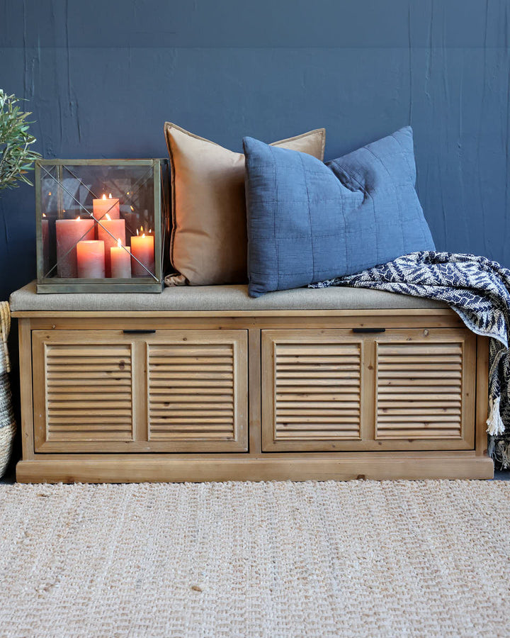 Two Compartment Shuttered Bench