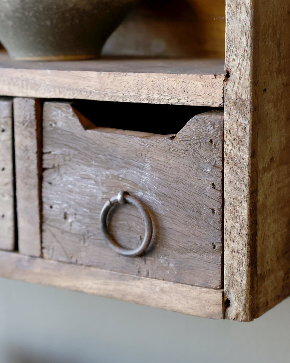 Reclaimed Wood Kitchen Storage Shelf