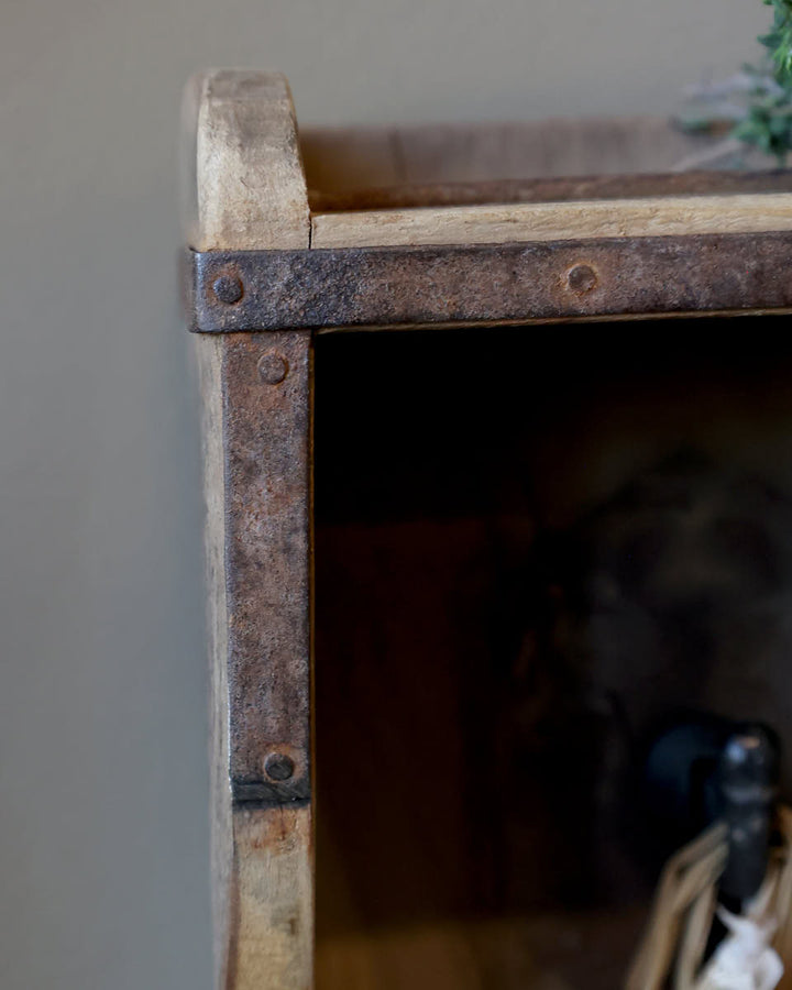 Reclaimed Wood Wall Hook Shelf