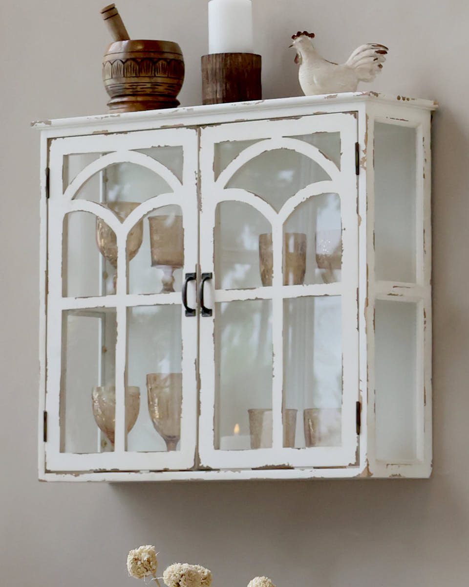 Rustic Archway Wall Cabinet