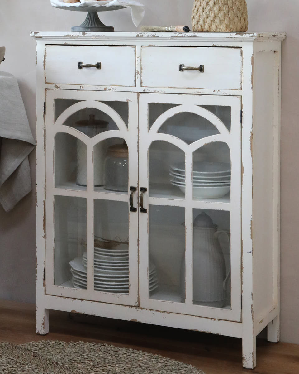 Rustic Archway Display Cabinet