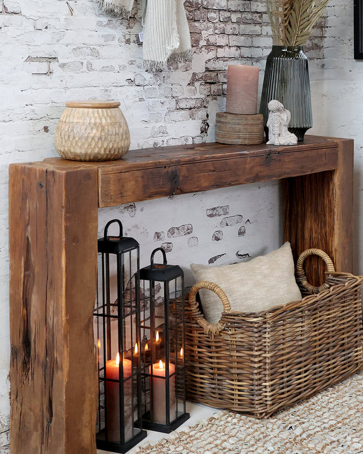 Reclaimed Wood Service Table