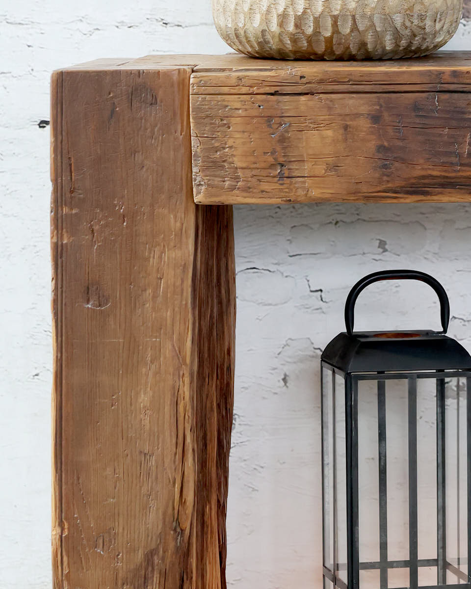 Reclaimed Wood Service Table