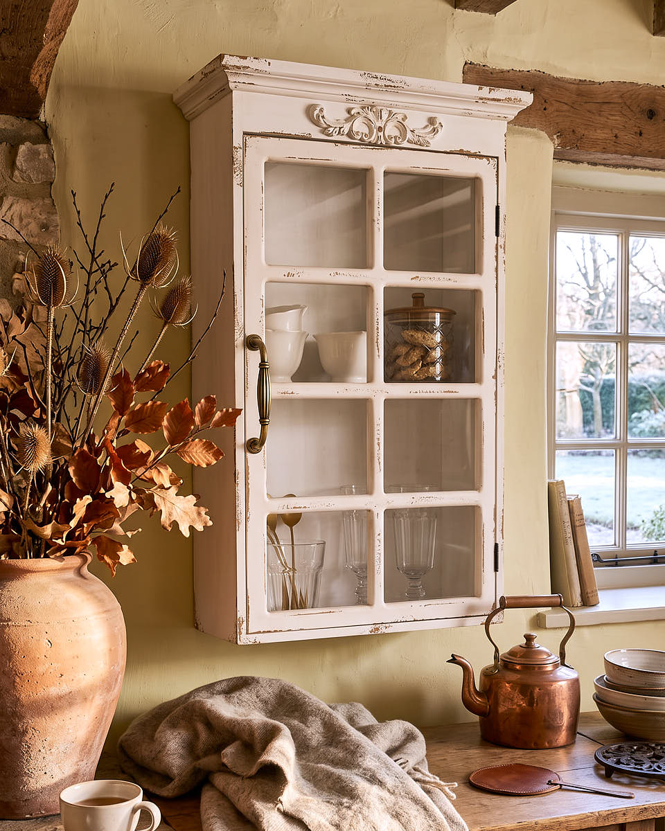 French Country Wall Cabinet