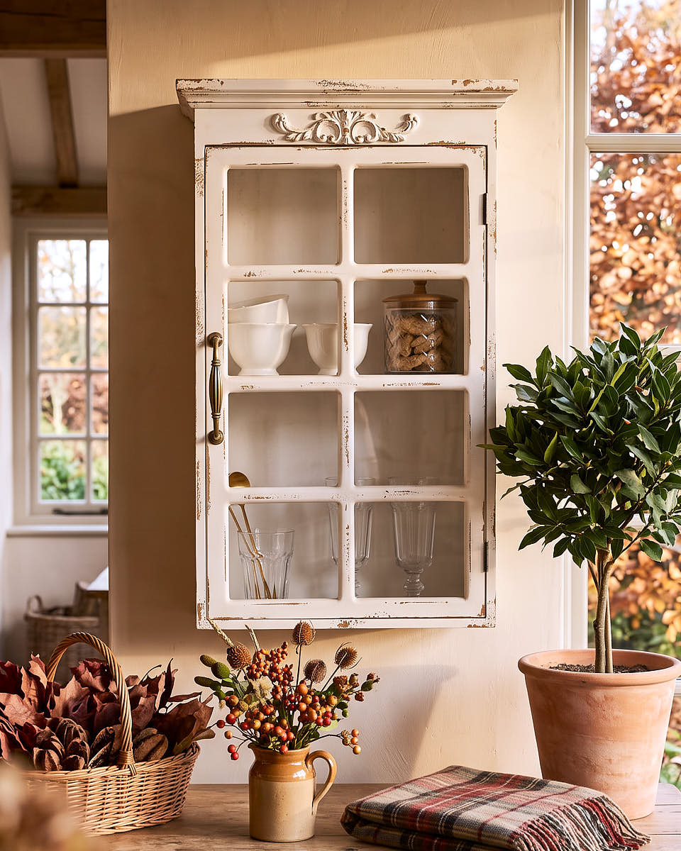 French Country Wall Cabinet