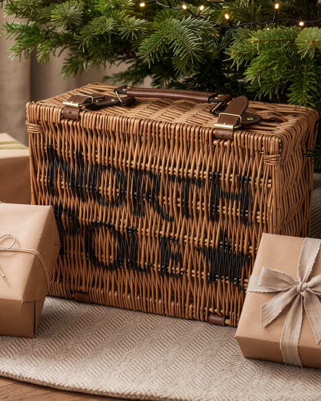 Christmas Wicker Gift Hamper Collection