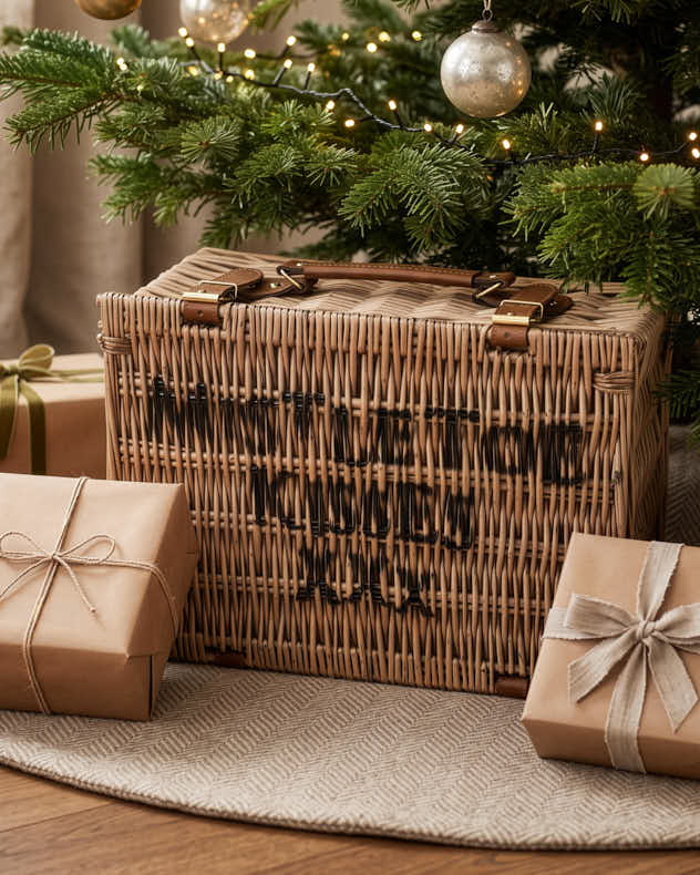 Christmas Wicker Gift Hamper Collection
