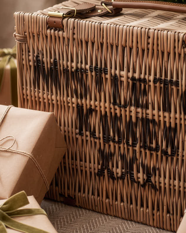 Christmas Wicker Gift Hamper Collection