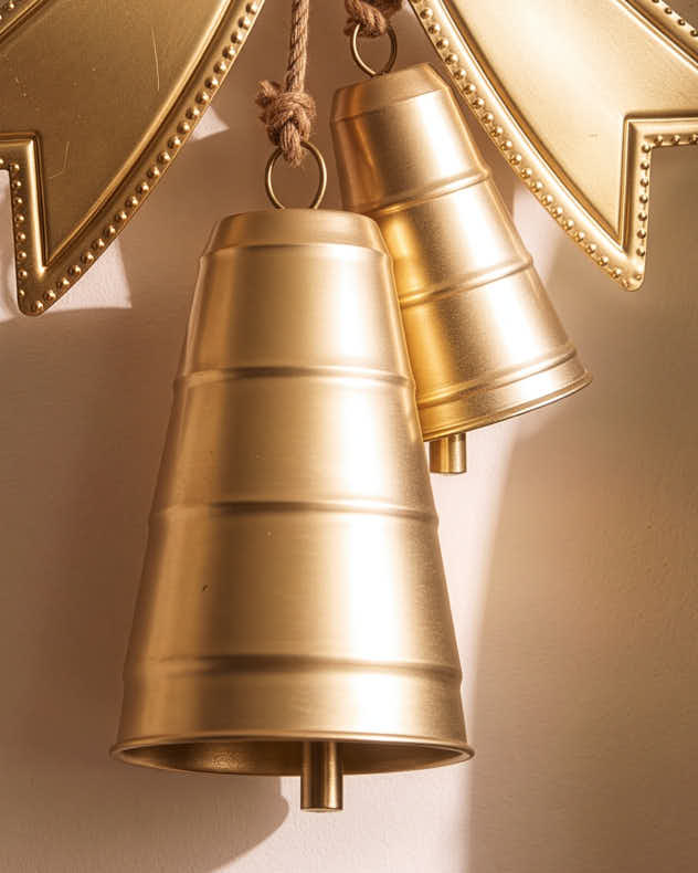 Gold Christmas Bow Decoration