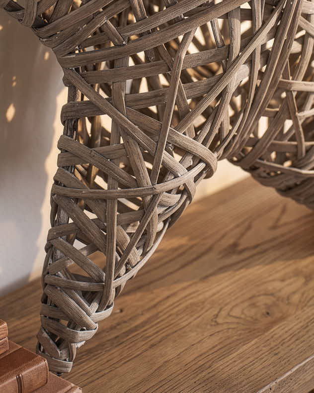Large Wicker Star Decoration