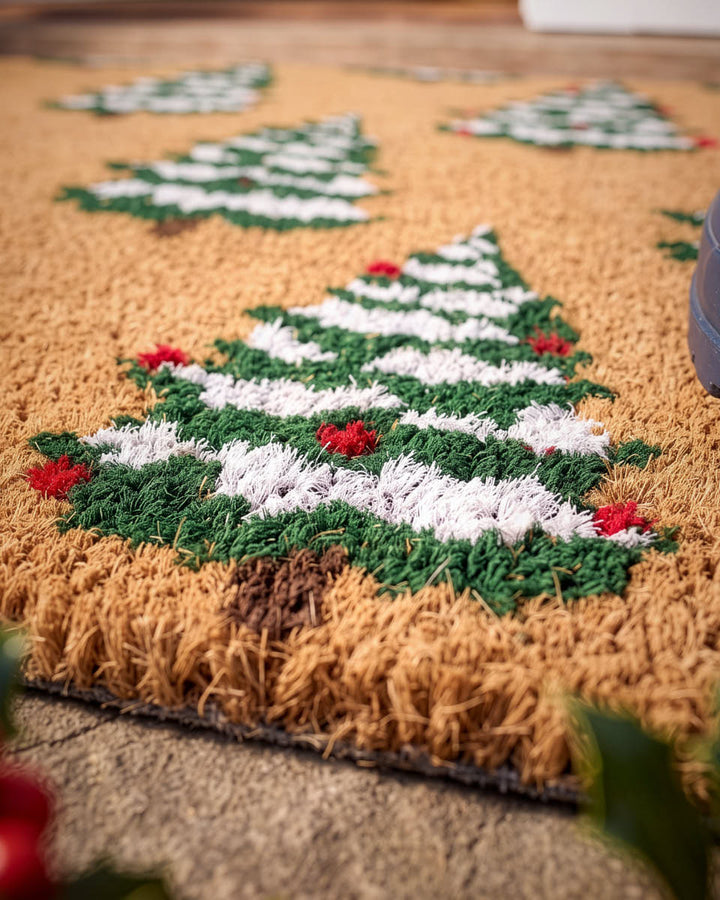 Christmas Tree Coir Doormat