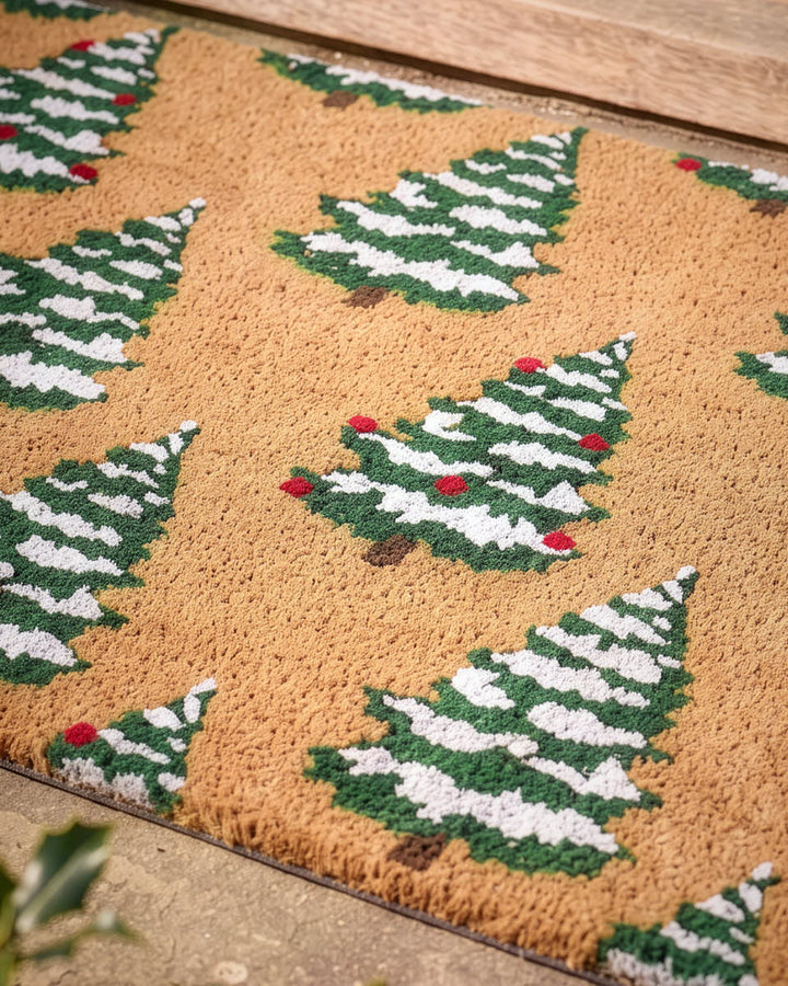 Christmas Tree Coir Doormat