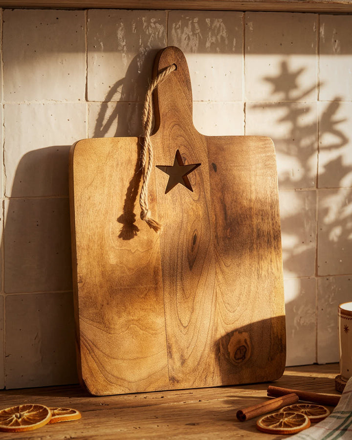 Wooden Star Chopping Board