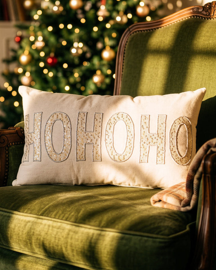 HO HO HO Christmas Cushion
