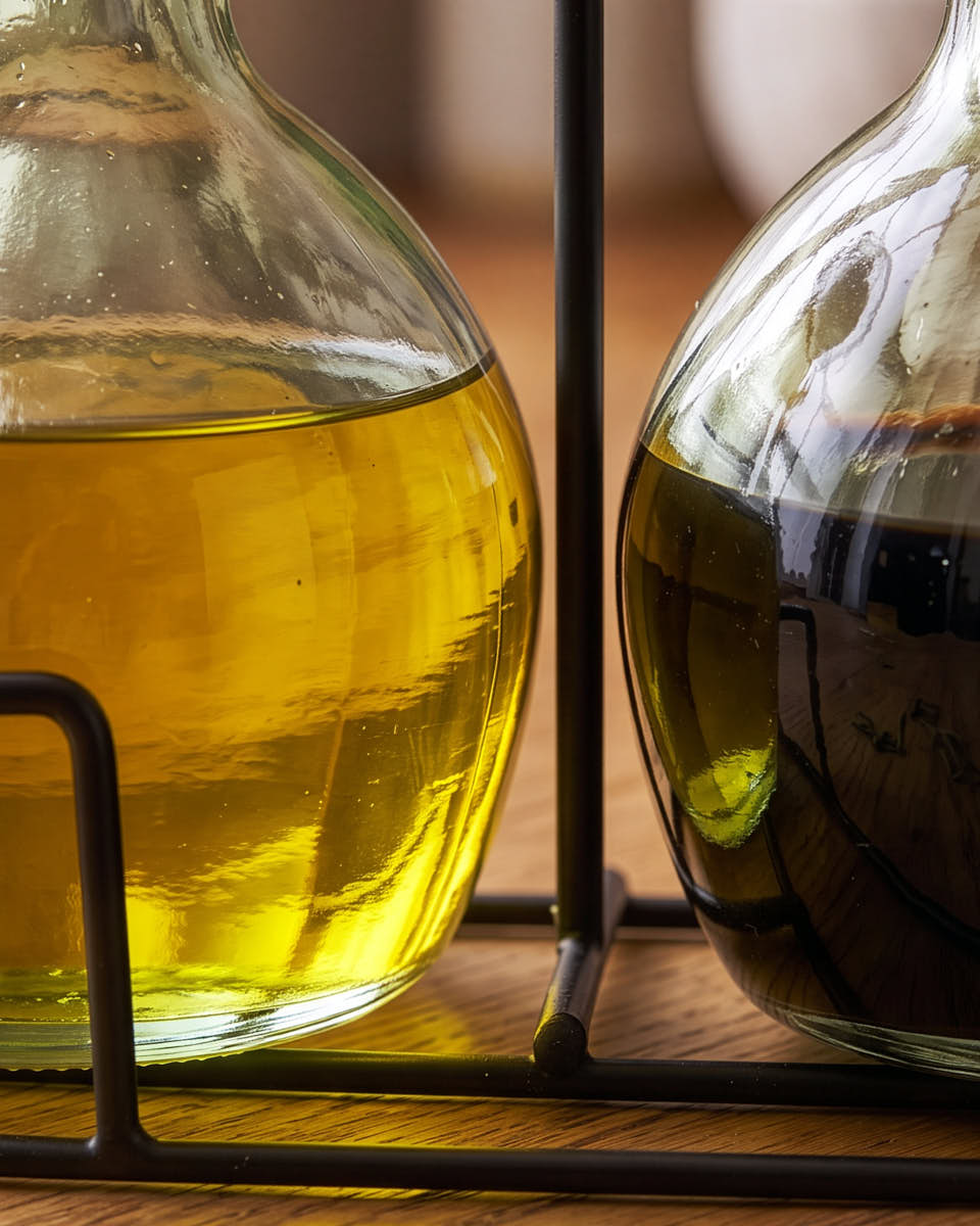 Set of 2 Oil Drizzle Bottles