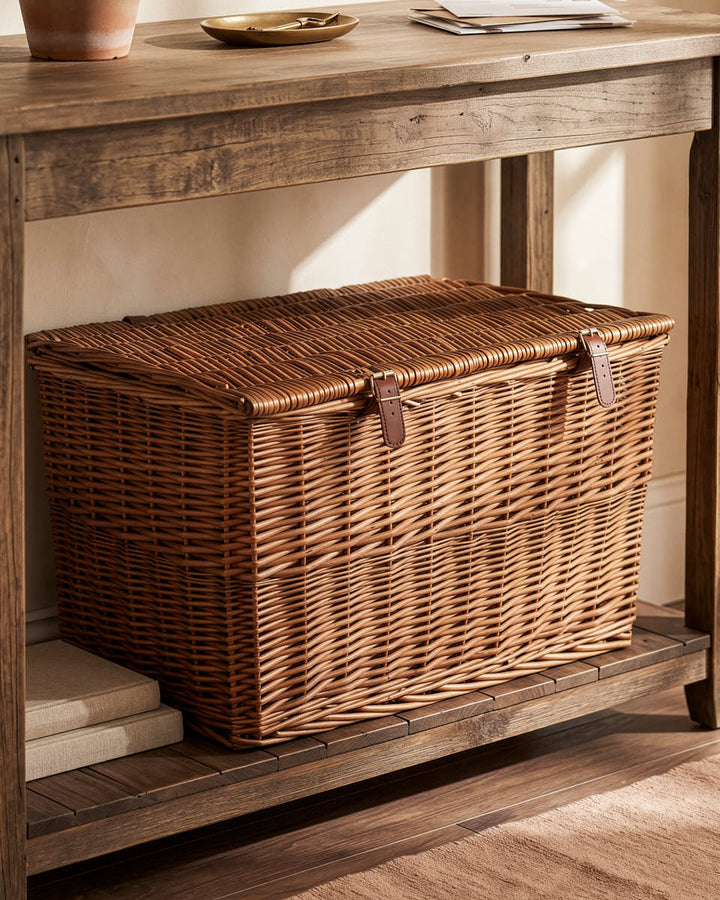 Large Wicker Trunk