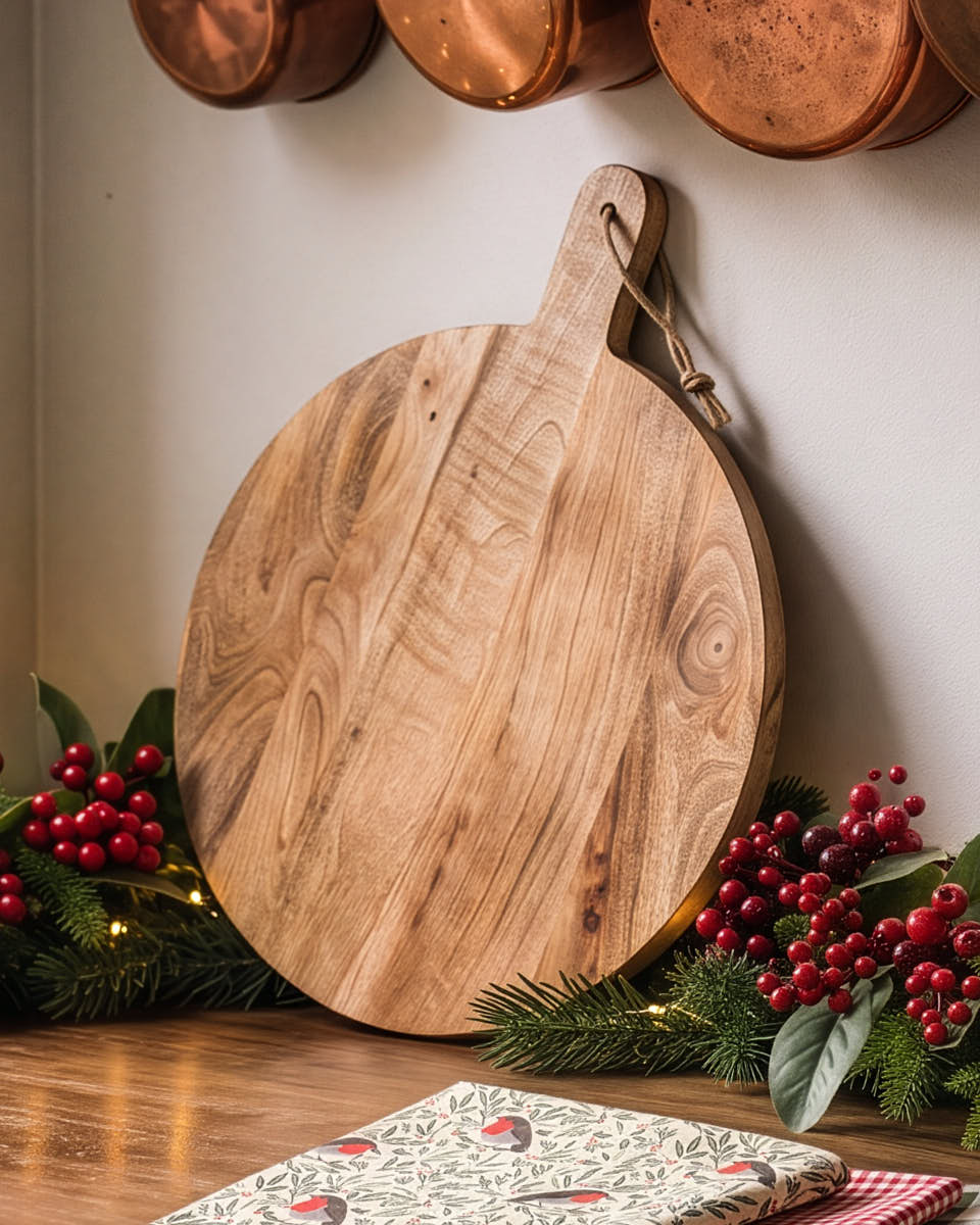 Circular Chopping Board with Handle
