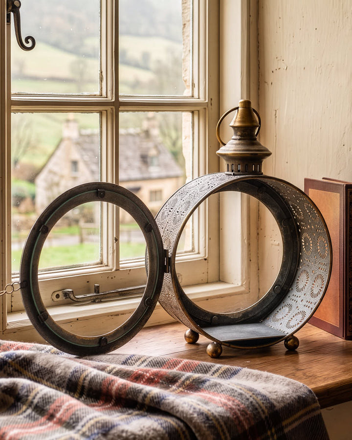 Circular Tabletop Lantern