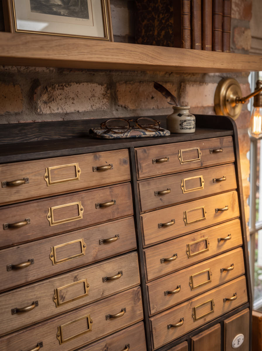 Vintage Wall Organiser