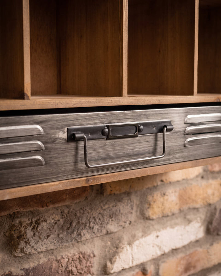 12 Compartment Vintage Wall Organiser