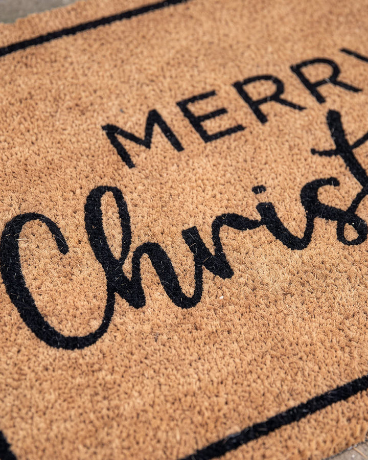 Coir Merry Christmas Door Mat