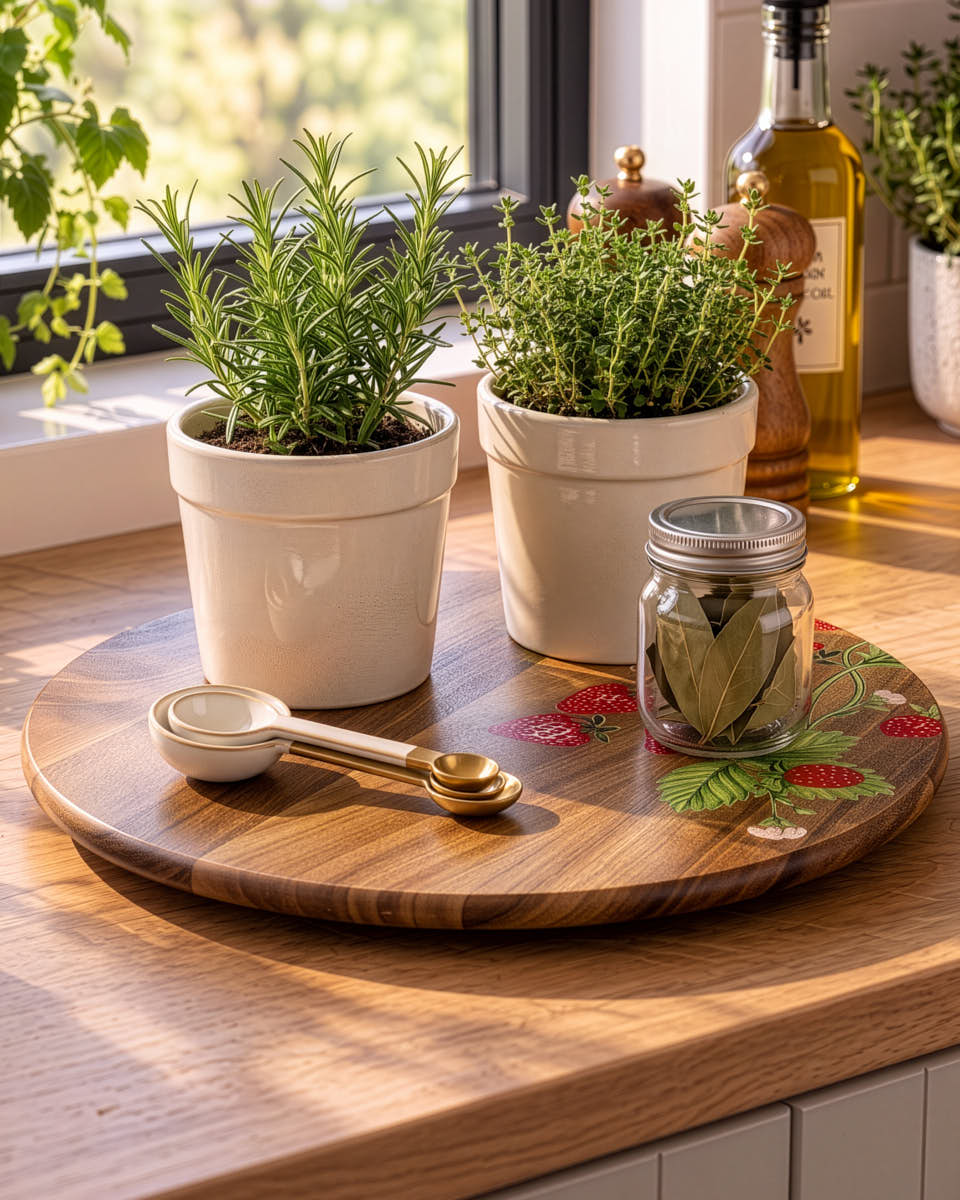 Strawberry Lazy Susan