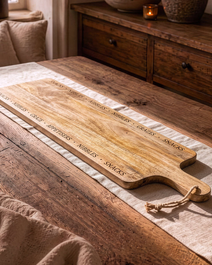Etched Finish Canape Platter