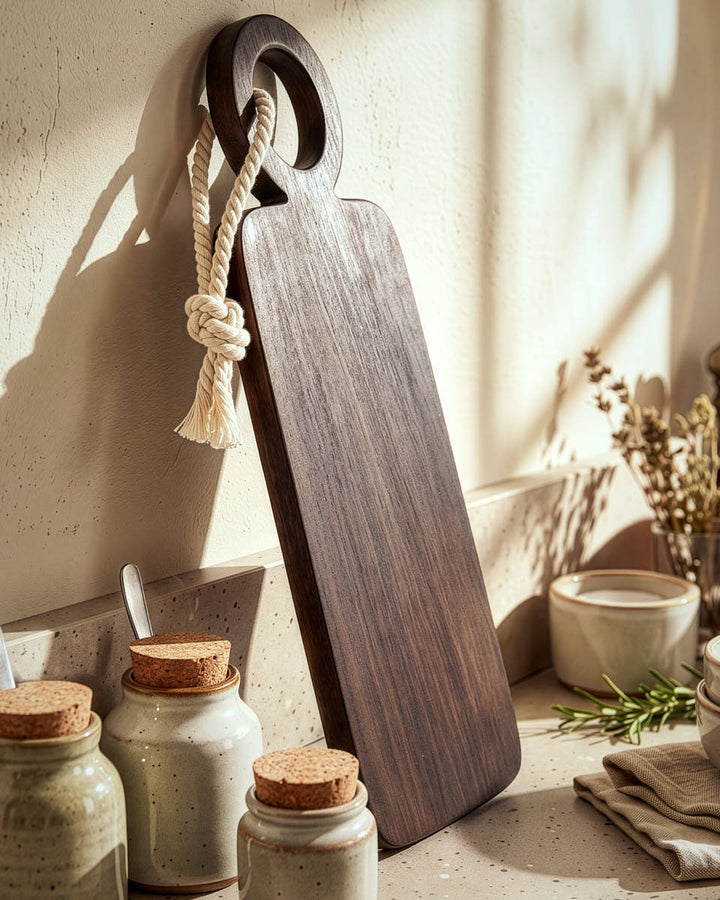 Rustic Tapas Board with Hanging Loop