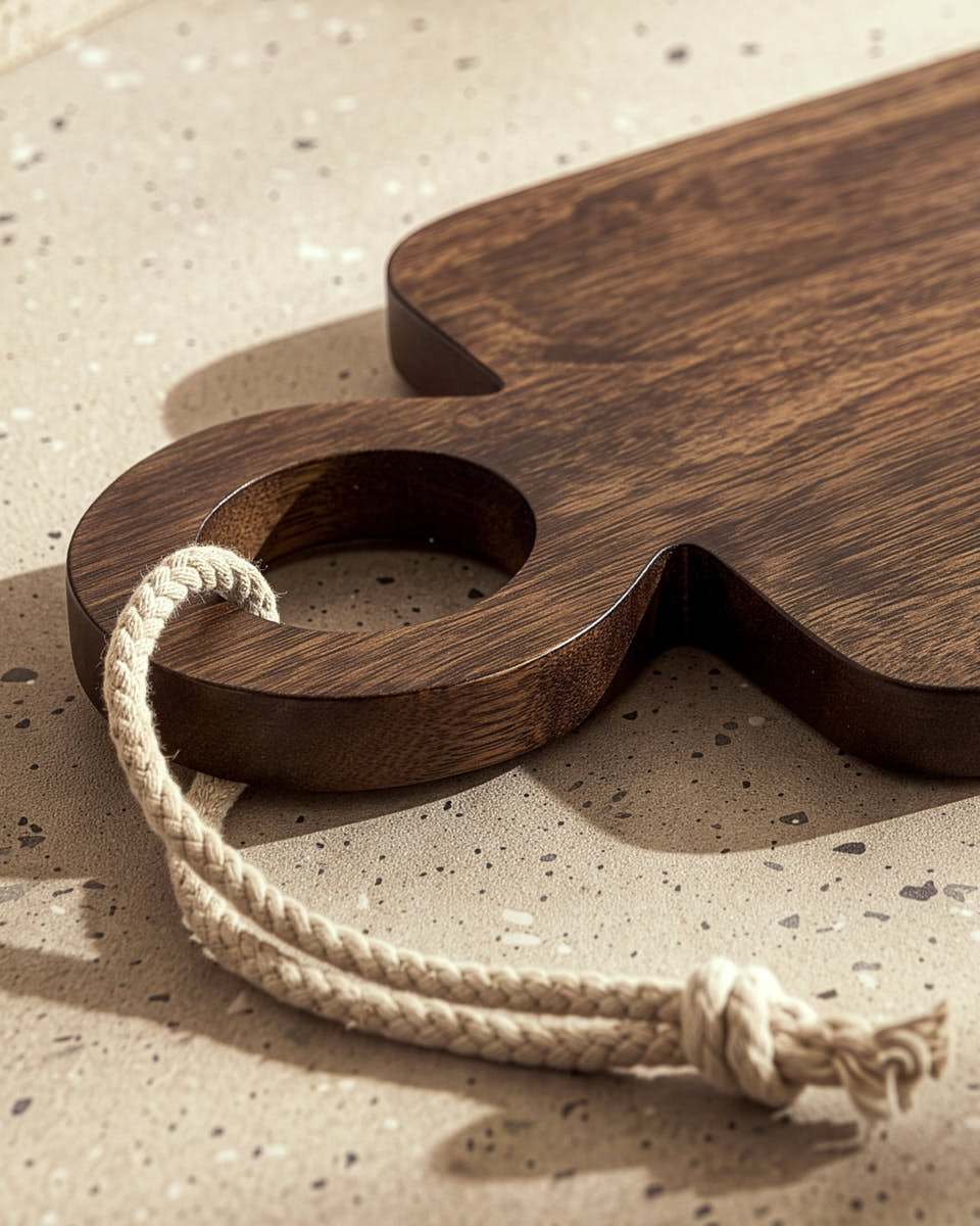 Rustic Tapas Board with Hanging Loop