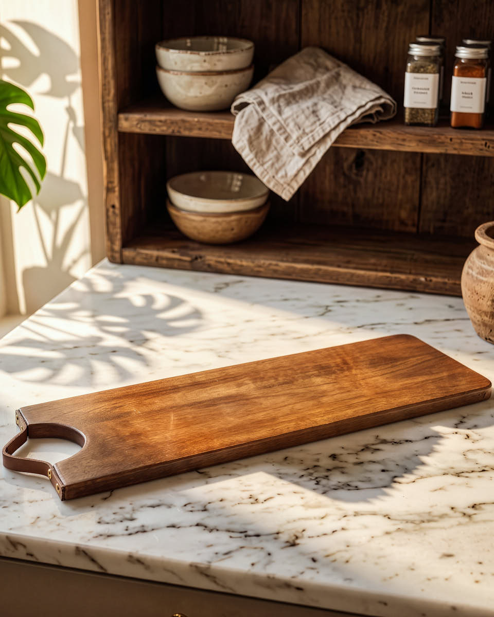 Wooden Tapas Board with Handle