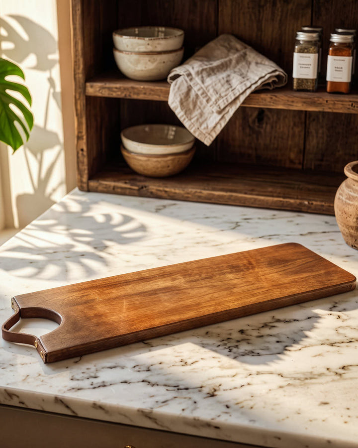 Wooden Tapas Board with Handle