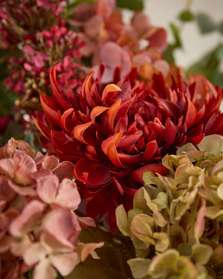 Autumn Sunset Bouquet with Welly Vase