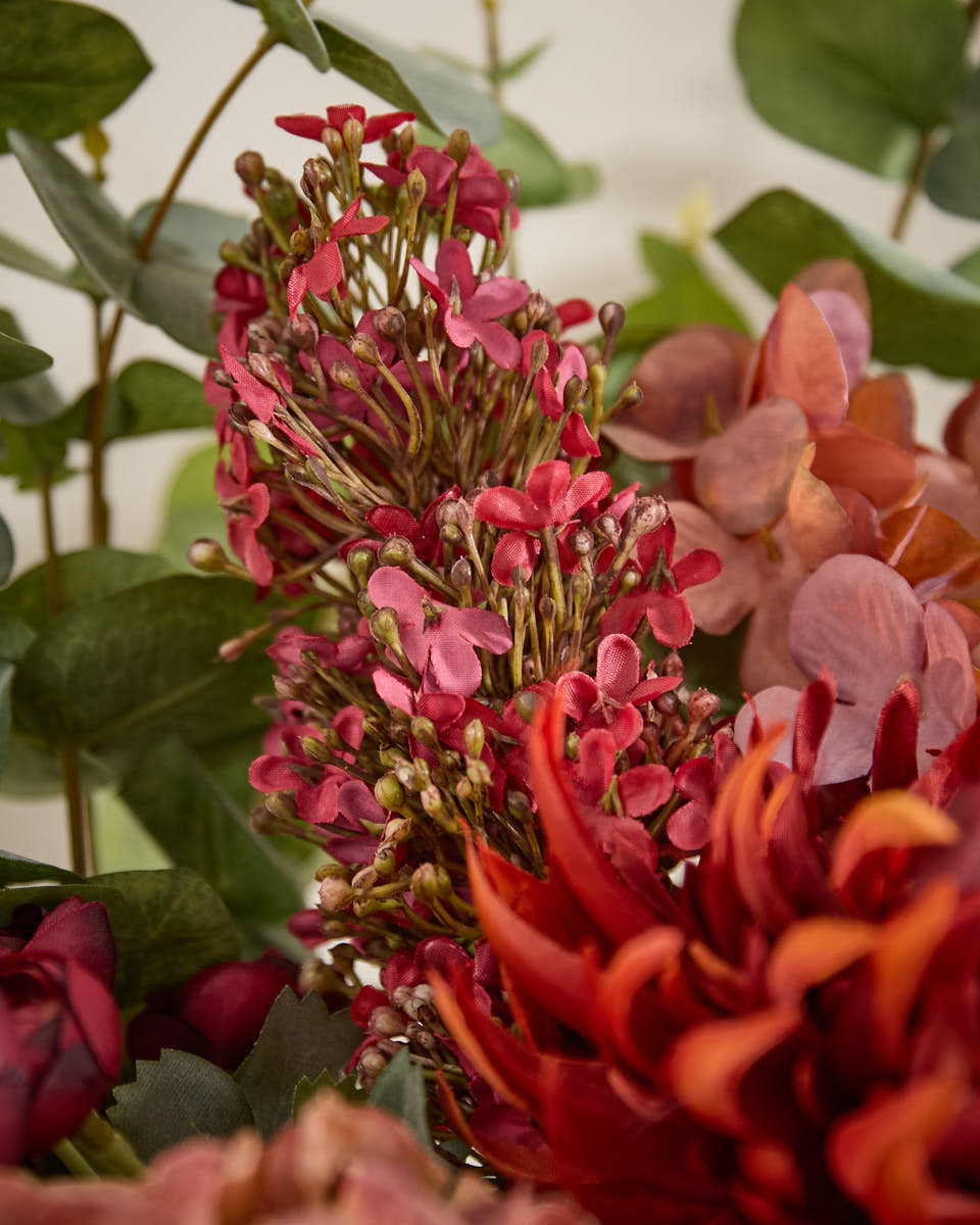 Autumn Sunset Bouquet with Welly Vase