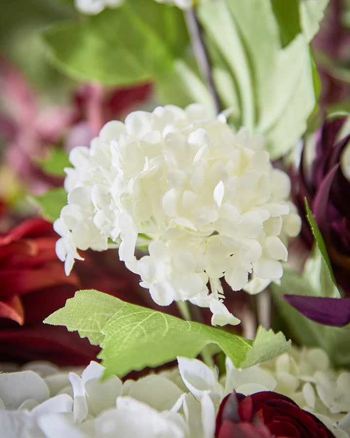 Autumn Mulberry Bouquet with Welly Vase
