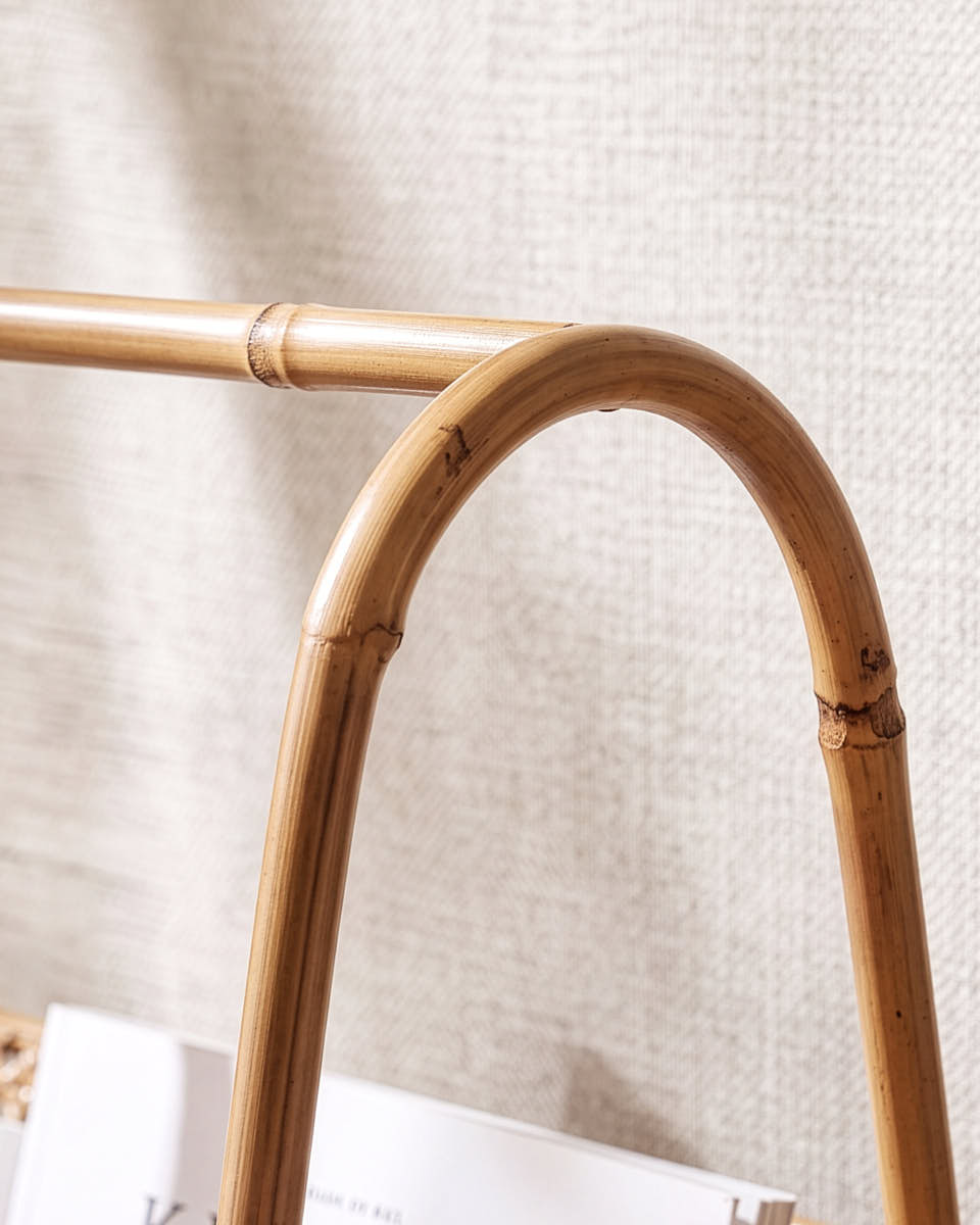 Bamboo Effect Magazne Basket