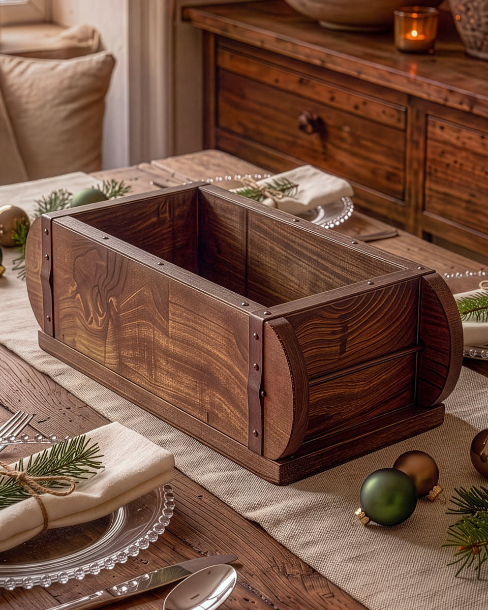 Reclaimed Wood Storage Caddy