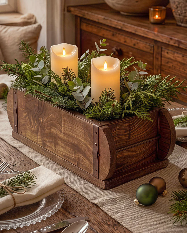 Reclaimed Wood Storage Caddy