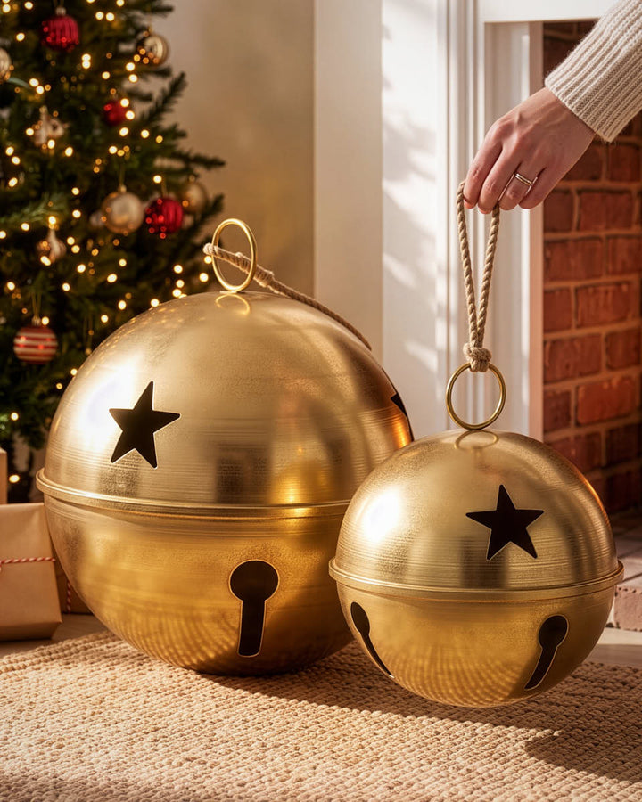 Set of 2 XL Bell Decorations