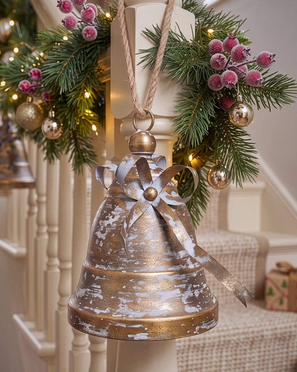 Hanging Gold Bell Decoration