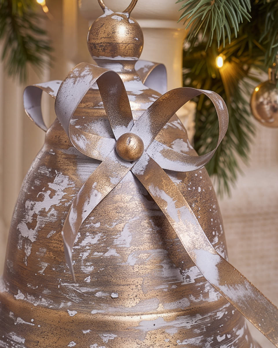 Hanging Gold Bell Decoration