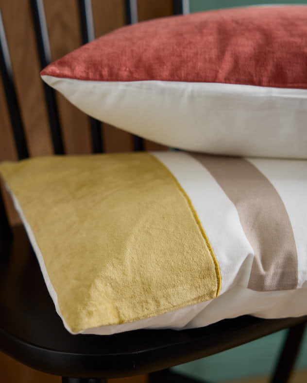Set of 2 Abstract Print Cushions