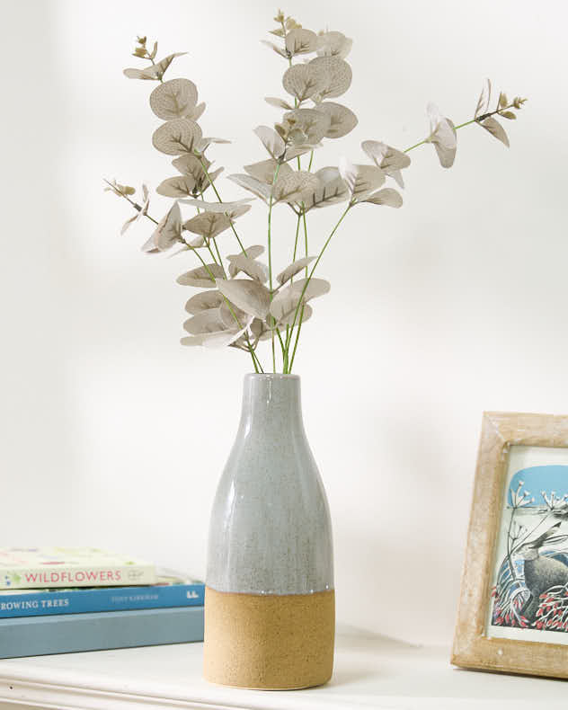 Grey Two Toned Vase