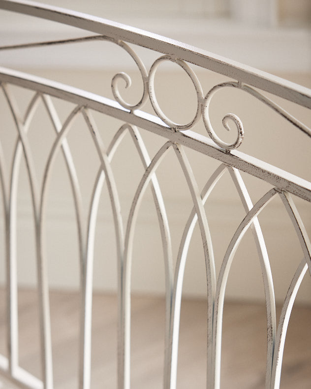 Benches - Cream Arched Companion Seat